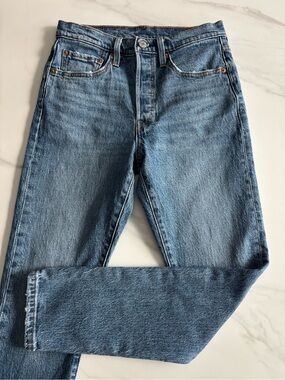 Levi's Light Blue 501 Skinny Jeans 26/28